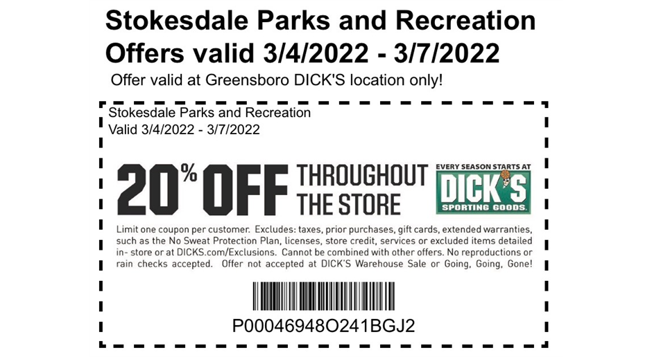 SPR Shop Weekend at Dick's Sporting Goods